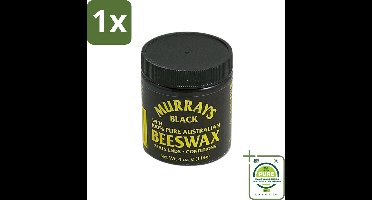 1 x Murray's - Black Beeswax - Haarwax - Extra Sterke Hold - Voor Zwart Haar - 114 g - Haarwax - Bijenwas - Stylingwax - Dreadlocks - Vlechten