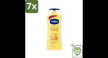 7 x Vaseline - Essential Healing - Body Lotion - Intensief Voedend - 600 ml - Grootverpakking - Intensieve Voeding - Droge Huid - Bodymilk - Vaseline - Hydraterende Bodymilk