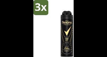 Rexona Men - Sport Cool - Deodorant Spray - Anti Transpirant - 150 ml - Bulkverpakking - 3 stuks