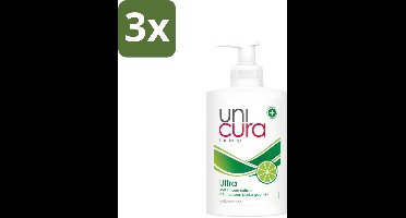 Unicura Vloeibare Handzeep Ultra 250 ml - Bulkverpakking - 3 stuks