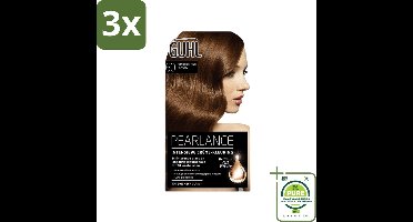3 x Guhl - Crème-Kleuring - No. 60 Donkerblond - Permanente Haarkleur - 1 Pack - Grootverpakking - Haarverf Donkerblond - Crèmekleuring - Langdurige Kleur - Glans - Guhl