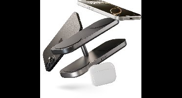Zens Quattro Charger Pro 4 draadloze lader 4× Qi2 15 W MagSafe 4 apparaten tegelijk Zwart