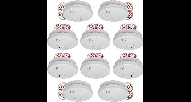 10-Pack ELRO FS1510 Rookmelder met 10 Jaar Batterij en Magneet Montage - Voldoen aan Europese norm EN14604