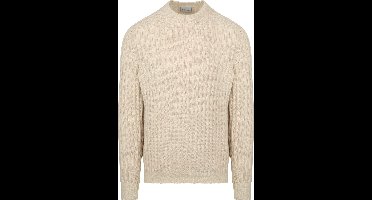 Suitable Pullover Boiled Wool Ecru - Maat M - Heren - Sweater