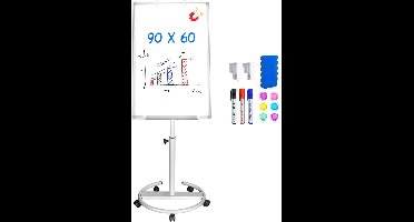 Mobiel Whiteboard - Weekplanner - Maandplanner - Jaarplanner - Magnetisch - Zilver