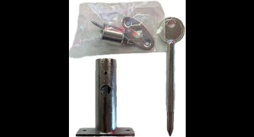 Dulimex Insteekgrendel met sluitplaat 55/35