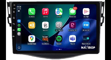 Geschikt voor Toyota RAV4 (2006 t/m 2013) | 9 inch Android 15.0 CarPlay autoradio | Draadloos CarPlay & Android Auto | 2GB RAM + 32GB | Mic, Camera (AHD) & DAB+ | Bluetooth & WiFi | NAVIBOP NB-2211 | Bouwjaar 2006 t/m 2013