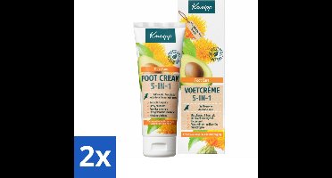 Kneipp - Voetcrème 5‑in‑1 - Verlicht jeuk, hydrateert & herstelt - 75 ml - Voordeelverpakking - 2 stuks