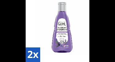 Guhl - Shampoo - Zilverglans & Verzorging - 250 ml - Voordeelverpakking - 2 stuks