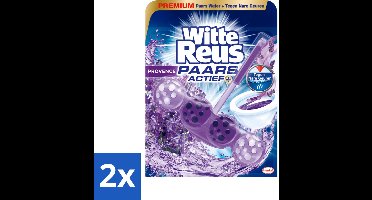 Witte Reus - Paars Actief Toiletblok - Provence - 1 Toiletblok - Voordeelverpakking - 2 stuks