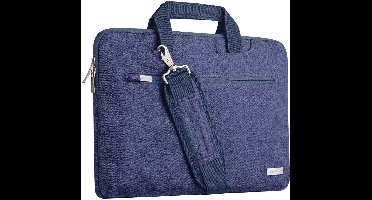 Draagbare Multifunctionele Sleeve Case voor 14-14,6 inch Laptops - Organizer Hoesje met Verstelbare Schouderriem en Handgrepen, Ideaal voor Reizen