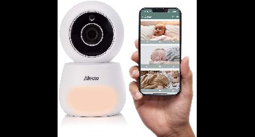 Alecto DVM2060C - Extra camera voor de Alecto DVM2060 Wifi Babyfoon met Scherm - Uit te breiden tot 4 camera's - Wit