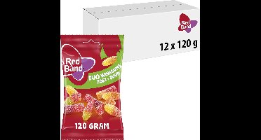Red Band duo Winegums zoet zuur - snoep fruitige combinatie - 12x120g