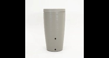 Vita Regenton Gobi licht grijs 240L + Plantenbak + Kraan met Gardena koppeling + Vorst/ UV bestendig kunststof