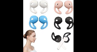 4 Pairs Upgraded Silicone Oordopjes - voor Samsung Galaxy Buds3 - Non-Slip - Geschikt voor Galaxy Buds3 SM-R50 - Niet Geschikt voor Oplaadcase