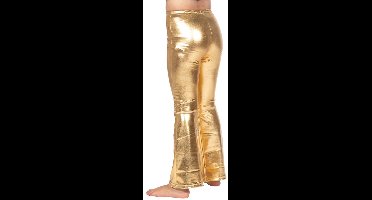 Legging Flared Kind Metallic Goud - Maat 140