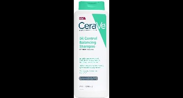 CeraVe Oil Control Balancing Shampoo – (355 ml) - Zuiverende & balancerende shampoo met ceramiden en hyaluronzuurVerwijdert overtollige olie zonder uit te drogen – Sulfaatvrij en kleurveilig