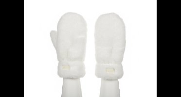 Luxe Dames Wanten - Wit - Warm - Teddy voering