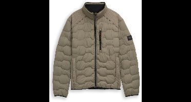 Tom Tailor - Tussendoor jas - Heren - M - Olijf - Polyester - 1050625