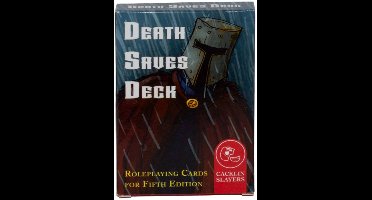 Cacklin Slayers - Death Saves Deck - Geschikt voor o.a. Dungeons and Dragons 5E - 20 Roleplaying Kaarten - Handgetekend - DnD Speler Cadeau