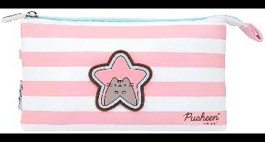 Pusheen Etui Rose Collection Meisjes 21 X 12 Cm Synthetisch Roze