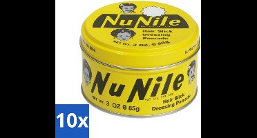 10 x Murray's - Nu Nile - Pomade - Strakke Slick Look - Medium Hold - 85 ml - Pomade - Slick Look - Strakke Look - Medium Hold - Hair Styling