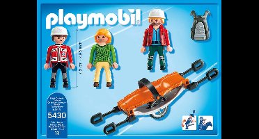 Reddingsteam met brancard / Secouristes avec brancard