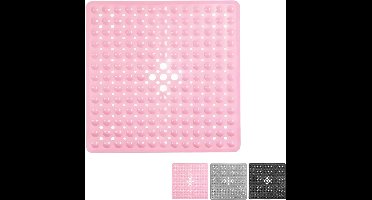 Douchemat-antislip-53 x 53 cm-roze-c