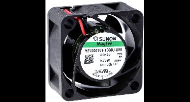 Sunon D04154670G-00 Axiaalventilator 12 V/DC 15.11 m³/h (l x b x h) 20 x 40 x 40 mm