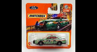 MATCHBOX FORD POLICE FOREST GREEN RANGER INTERCEPTOR 64/125 (1:64) GREEN SHORT CARD 2024