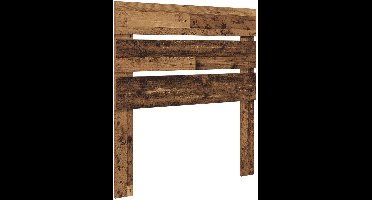 vidaXL - Hoofdbord - Oudhout - Bewerkt - hout