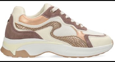 Mexx PORTIA LOVE Sneaker Dames Sneaker-Wit/Bruin