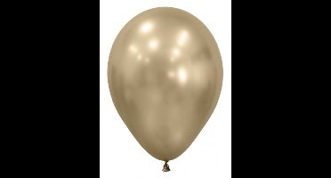 Latex ballonnen Sempertex Silk gold dust, 12inch - 12 stuks