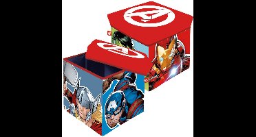 Marvel 30x30x30 Cm Avengers Kruk/container Rood