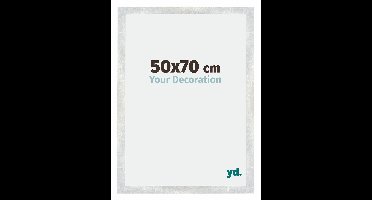 Your Decoration - Puzzellijst 50x70 cm - Zilver Glanzend Vintage - Puzzellijst 500-1000 stukjes - MDF Fotolijst - Mura