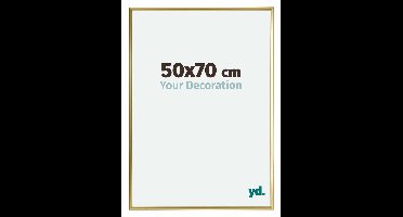 Your Decoration - Puzzellijst 50x70 cm - Goud - Puzzellijst 500-1000 stukjes - Kunststof Fotolijst - Annecy