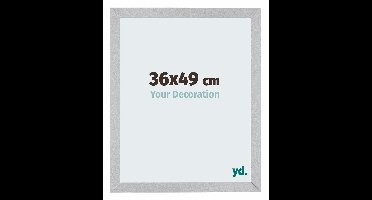 Your Decoration - Puzzellijst 36x49 cm - Zilver Mat - Puzzellijst 500-1000 stukjes - MDF Fotolijst - Mura
