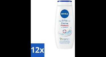 12 x NIVEA - Douchecrème - Beschermend - Langdurig Gezond Huidgevoel - 250 ml - Douchecrème - NIVEA - Hydratatie - Huidverzorging - Vitamine C