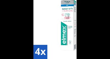 Elmex – Tandpasta – Sensitive Plus Gum Care White – 75 ml - Voordeelverpakking - 4 stuks