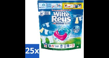 25 x Witte Reus - 3+1 Power Caps - Witte Was - 45 Wasbeurten - Wasmiddel - Witte Reus - 3-in-1 Was - Was Capsules - Vlekverwijdering