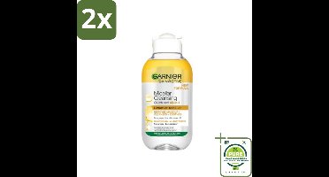 Garnier - Micellair Reinigingswater - Olie - 100 ml - Voordeelverpakking - 2 stuks - Micellair water - Make-up remover