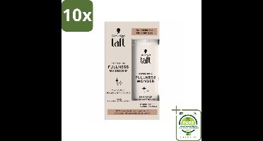 10 x Taft - Refreshing Fullness Wonder - Volumepoeder - Volume & Anti-Grease - 10 gr - Grootverpakking - Haarpoeder - Volume Haar - Textuur Haar - Droog Shampoo - Vegan Haarproducten