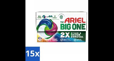 Ariel - 3in1 Wasmiddel Pods - The Big One - Color - 15 Pods - Bulkverpakking - 15 stuks