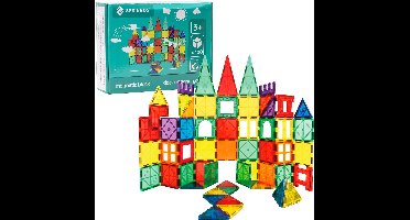 Springos® Magnetisch speelgoed - Speelgoed Kasteel - 100 Stuks - Montessori speelgoed - Speelgoed kinderen