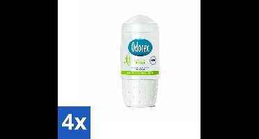 Odorex - Deodorant Roller - Natural Fresh - Natuurlijke Frisheid - 50 ml - Voordeelverpakking - 4 stuks