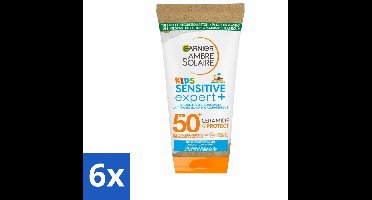 Garnier - Ambre Solaire - Zonnemelk - Kids - SPF 50+ - Reisformaat - 50 ml - Voordeelverpakking - 6 stuks