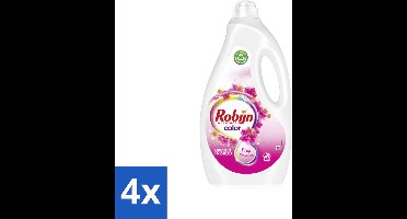 Robijn - Color Pink Sensation - Vloeibaar Wasmiddel - 60 Wasbeurten - Voordeelverpakking - 4 stuks