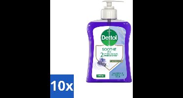 Dettol - Handzeep - Soothe - Lavendel & Vioolbloesem - 250 ml - Bulkverpakking - 10 stuks