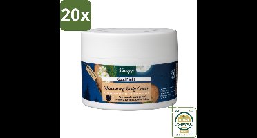 20 x Kneipp - Body crème - Good Night - Alpenden & Amyris - 200 ml - Grootverpakking - Nachtcrème - Slaapverzorging - Rustgevende Crème - Huidverzorging - Ontspanning