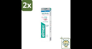 Elmex – Tandpasta – Sensitive Plus Gum Care White – 75 ml - Voordeelverpakking - 2 stuks - Tandpasta voor gevoelige tanden - Tandpasta voor gezond tandvlees